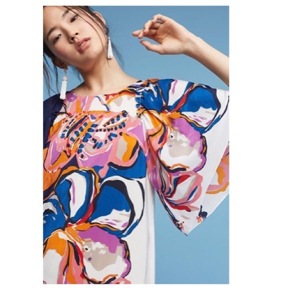 Anthropologie Dresses & Skirts - NWT Anthropologie Maeve Vero Silk Short Dress